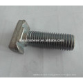 blue white zinc plated T shaped bolt with socket, customized T bolt, carbon steel T type bolt